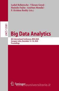Big Data Analytics edito da Springer International Publishing