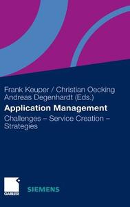 Application Management edito da Gabler, Betriebswirt.-Vlg