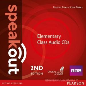 Speakout Elementary 2nd Edition Class Cds (3) di Frances Eales, J. J. Wilson edito da Pearson Education Limited