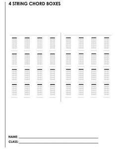 4 String Chord Boxes: A Student Manuscript Notebook from Fusello Publishing di Joe Dolan edito da Createspace