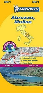 Abruzzo & Molise - Michelin Local Map 361 di Michelin edito da Michelin Editions Des Voyages