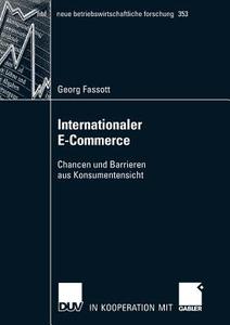 Internationaler E-Commerce di Georg Fassott edito da Deutscher Universitätsvlg