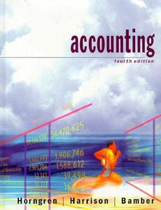 Accounting di Charles T. Horngren, Walter T. Harrison, Linda Smith Bamber edito da Pearson Education