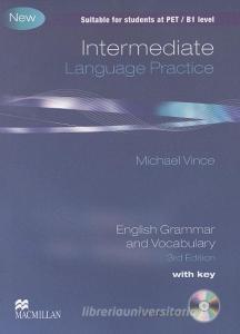 Intermediate Language Practice. Student's Book with CD-ROM and key di Michael Vince edito da Hueber Verlag GmbH