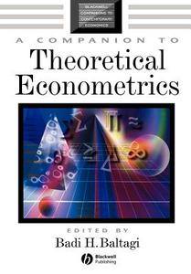 Comp To Theory Economics di Baltagi edito da John Wiley & Sons