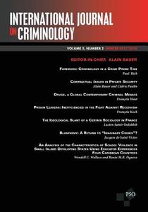 International Journal on Criminology: Vol. 5, No. 2 - Winter 2017/2018 di Alain Bauer edito da LIGHTNING SOURCE INC