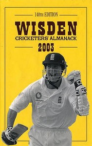 Wisden Cricketers\' Almanack 2003 edito da Bloomsbury Publishing Plc