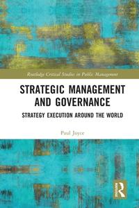 Strategic Management And Governance di Paul Joyce edito da Taylor & Francis Ltd