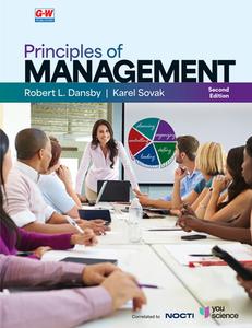 Principles of Management di Robert L Dansby, Karel Sovak edito da Goodheart-Wilcox Publisher