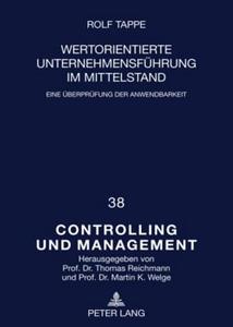 Wertorientierte Unternehmensführung im Mittelstand di Rolf Tappe edito da Lang, Peter GmbH