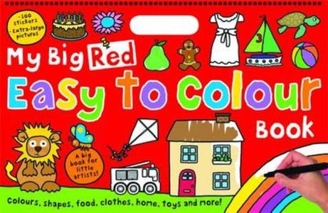 My Big Red Easy to Colour Book di Roger Priddy edito da Priddy Books