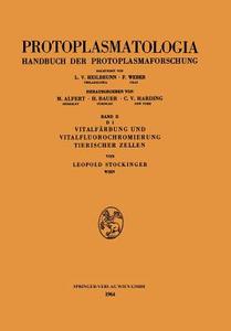 Vitalfärbung und Vitalfluorochromierung Tierischer Zellen di Leopold Stockinger edito da Springer Vienna