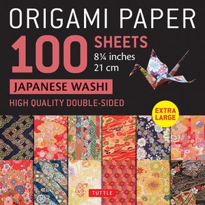 Origami Paper 100 Sheets Japanese Washi 8 1/4" (21 Cm) di Tuttle Studio edito da Tuttle Publishing