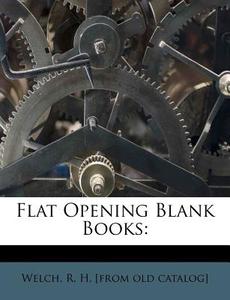 Flat Opening Blank Books: edito da Nabu Press