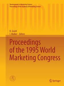 Proceedings of the 1995 World Marketing Congress edito da Springer International Publishing