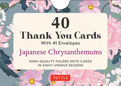 Japanese Chrysanthemums, 40 Thank You Cards With Envelopes edito da Tuttle Publishing