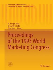 Proceedings of the 1993 World Marketing Congress edito da Springer International Publishing