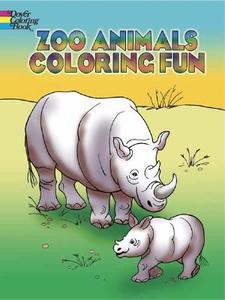Zoo Animals Coloring Fun di Pat Stewart, Coloring Books edito da Dover Publications