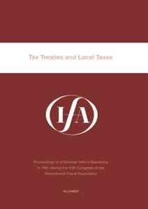 IFA Tax Treaties and Local Taxes di F. E. White edito da Springer