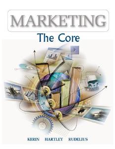 Marketing: The Core di Roger A. Kerin edito da Irwin/McGraw-Hill