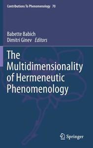 The Multidimensionality of Hermeneutic Phenomenology edito da Springer International Publishing
