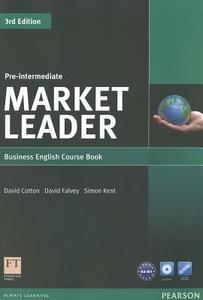 Market Leader. Pre-Intermediate Coursebook (with DVD-ROM incl. Class Audio) di David Cotton, David Falvey, Simon Kent edito da Pearson Longman
