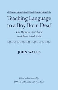 Teaching Language to a Boy Born Deaf di John Wallis edito da OUP Oxford