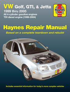 HM VW Golf GTI & Jetta 1999-2005 di John H Haynes edito da Haynes Manuals Inc