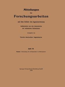 Untersuchung des Arbeitsprozesses im Fahrzeugmotor di Kurt Neumann edito da Springer Berlin Heidelberg