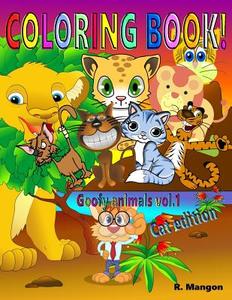 Coloring Book: Animals Vol.1 Cat Edition di R. Mangon edito da Createspace Independent Publishing Platform