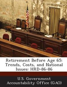 Retirement Before Age 65 edito da Bibliogov