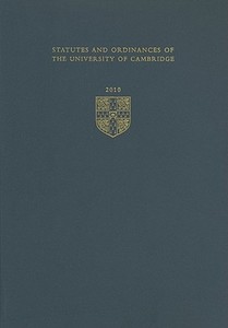 Statutes And Ordinances Of The University Of Cambridge 2010 edito da Cambridge University Press
