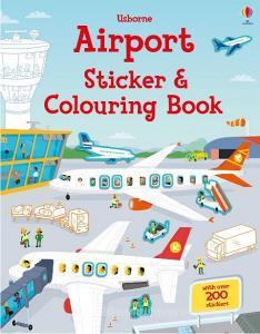 Airport Sticker and Colouring Book di Simon Tudhope edito da Usborne Publishing Ltd