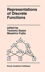 Representations of Discrete Functions di Tsutomu Sasao, Howard Kunreuther, Ifip Wg 10 5 Workshop on Applications of edito da Springer US