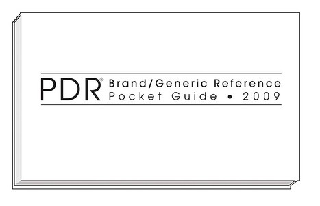 Pdr Brand/generic Reference Pocket Guide di Physicians Desk Reference, Pdr edito da Physician\'s Desk Reference (pdr)