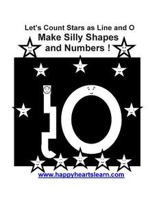 Let's Count Stars as Line and O Make Silly Shapes and Numbers ! di Wingfield McGowan edito da Createspace