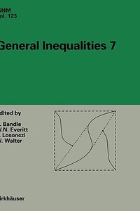 General Inequalities 7 edito da Springer Basel AG