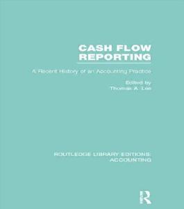 Cash Flow Reporting edito da Taylor & Francis Ltd