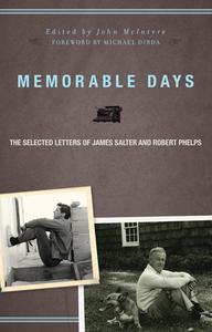 Memorable Days di James Salter, Robert Phelps edito da Counterpoint