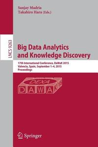 Big Data Analytics and Knowledge Discovery edito da Springer-Verlag GmbH