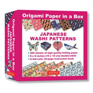 Origami Paper In A Box - Japanese Washi Patterns edito da Tuttle Publishing