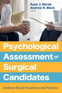 Psychological Assessment Of Surgical Candidates edito da American Psychological Association