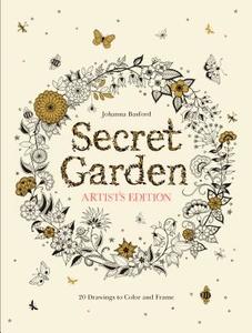 Secret Garden Artist's Edition: 20 Drawings to Color and Frame di Johanna Basford edito da Laurence King