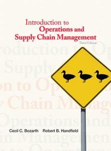Introduction to Operations and Supply Chain Management di Cecil C. Bozarth, Robert B. Handfield edito da Prentice Hall