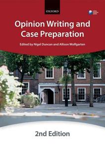 Opinion Writing And Case Preparation di The City Law School edito da Oxford University Press