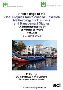 ECRM2022 - Proceedings of the 21st Conference on Research Methodology edito da ACPIL