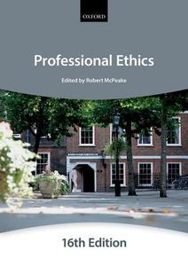 Professional Ethics di The City Law School edito da Oxford University Press