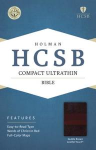 Compact Ultrathin Bible-HCSB edito da Holman Bibles