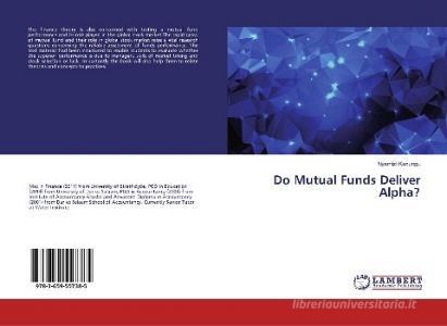 Do Mutual Funds Deliver Alpha? di Nyamizi Kazungu edito da LAP Lambert Academic Publishing