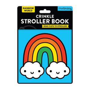 Rainbow World Crinkle Fabric Stroller Book di Mudpuppy edito da Galison